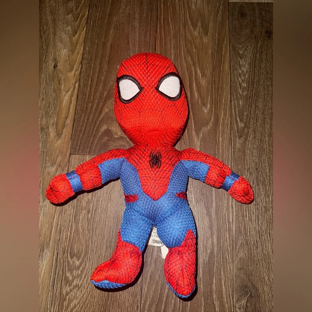 Marvel Spiderman Bath Scrubby Stuffed Toy Super Hero